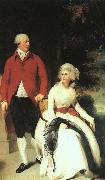  Sir Thomas Lawrence Portrait of Mr and Mrs Julius Angerstein Norge oil painting reproduction